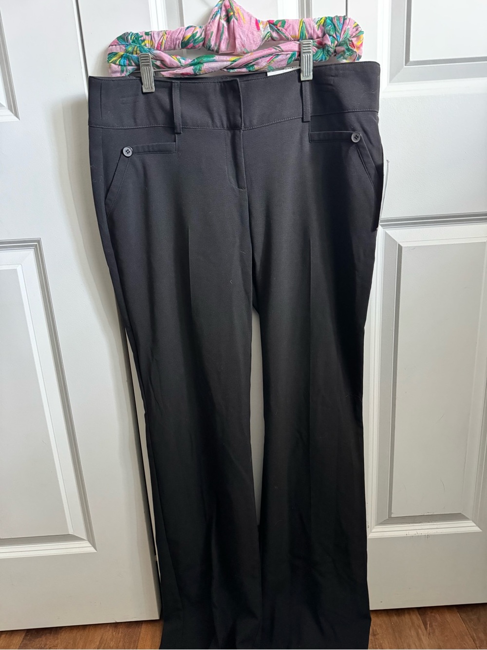 Joe B Black Semi Flare-Leg Trousers